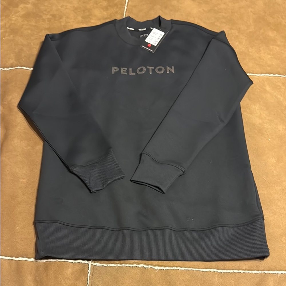 Peloton Black Crewneck Sweater